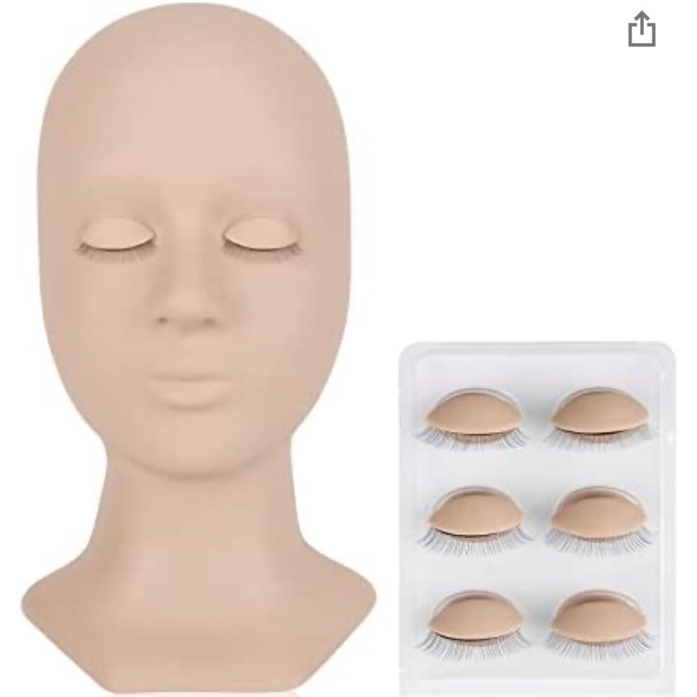 Lash Mannequin Head